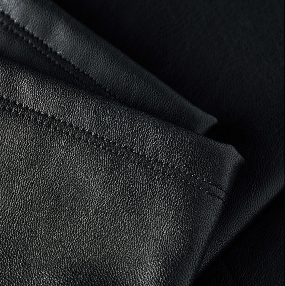 Express Vegan Leather Leggings - Picture 4 of 5